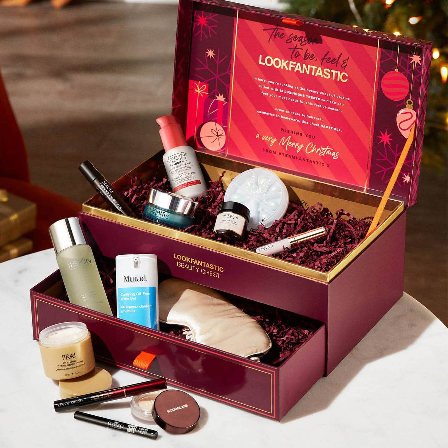 Coffret Noël duo cosmétiques accessoires