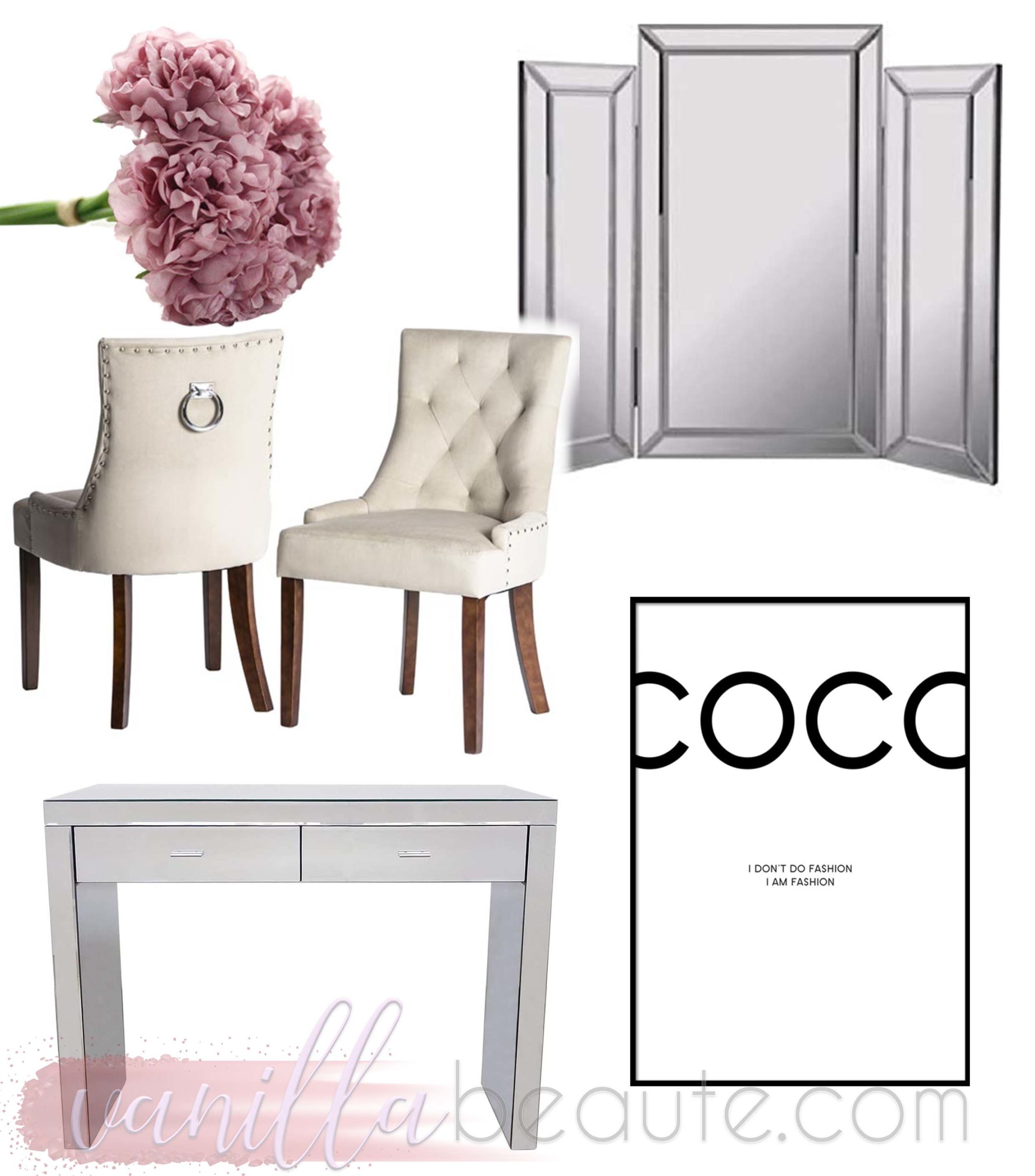 idee coiffeuse luxe