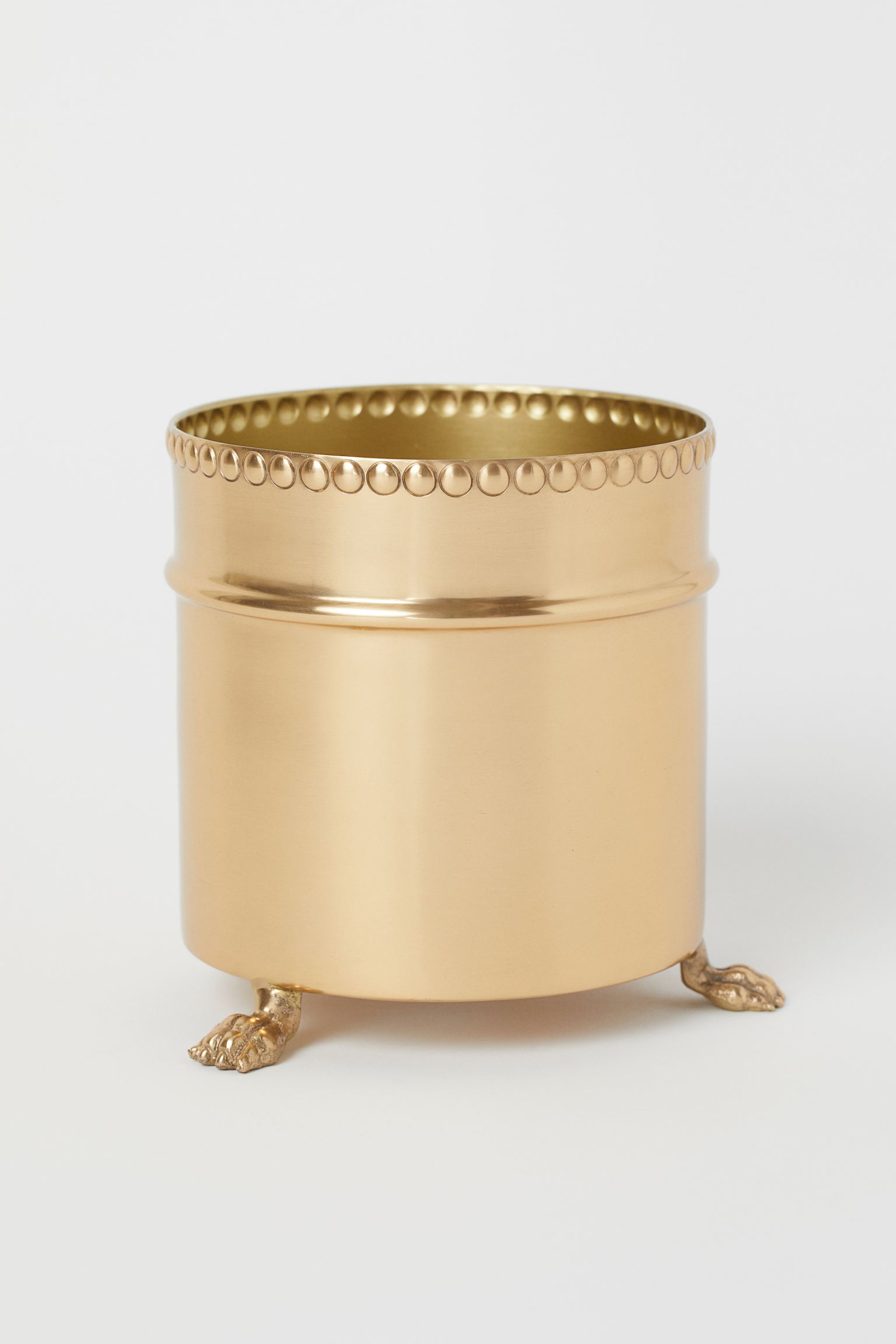 pot pinceaux doré