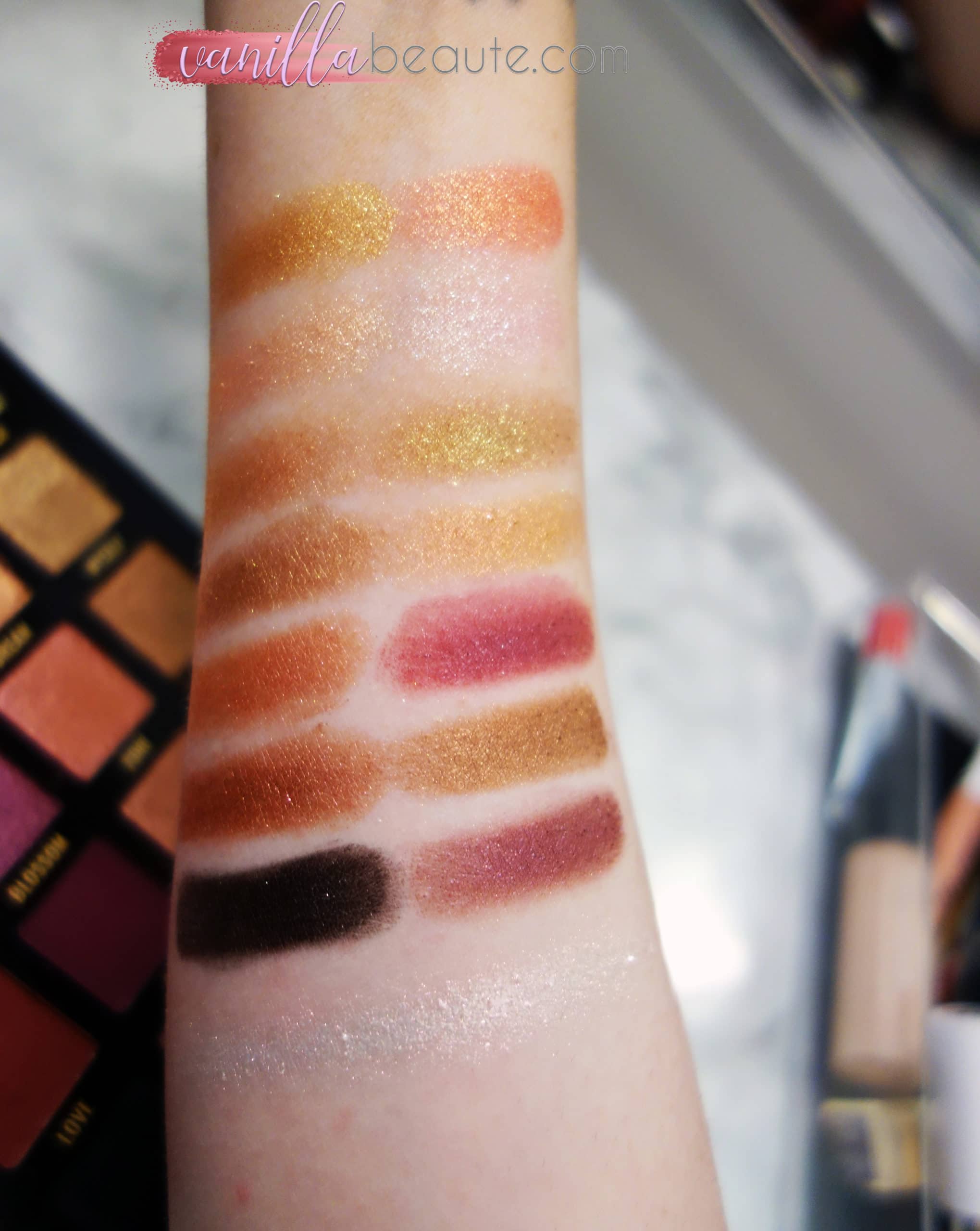 swatches palette The Equalizer Vol II Sample Beauty