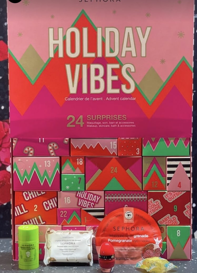 CALENDRIER DE L'AVENT 2021 SEPHORA COLLECTION HOLIDAY VIBES