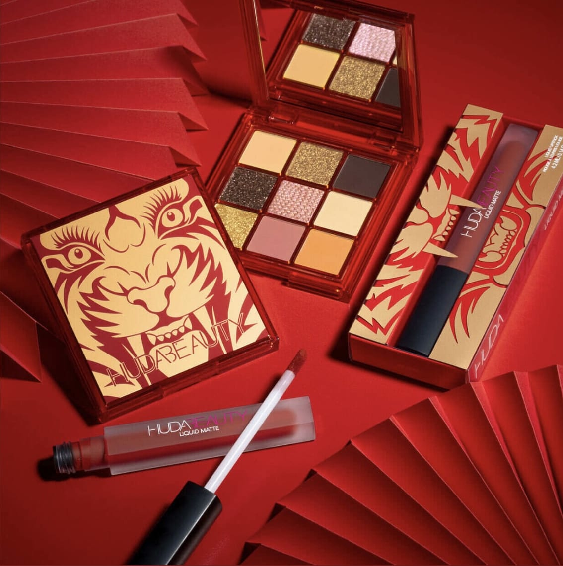 Huda Beauty collection nouvel an chinois 2022