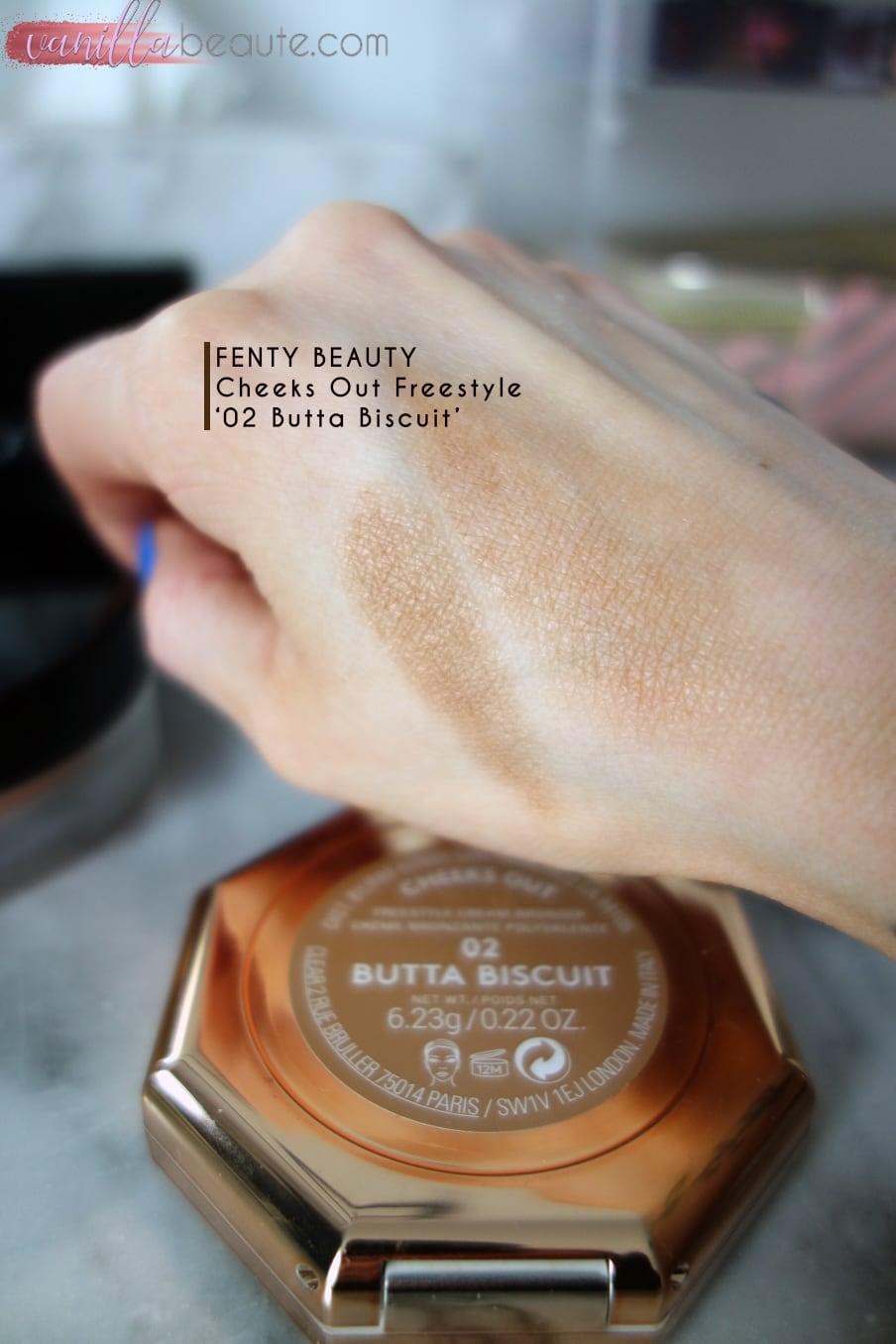 swatches bronzer crema Cheeks Out Freestyle fenty beauty