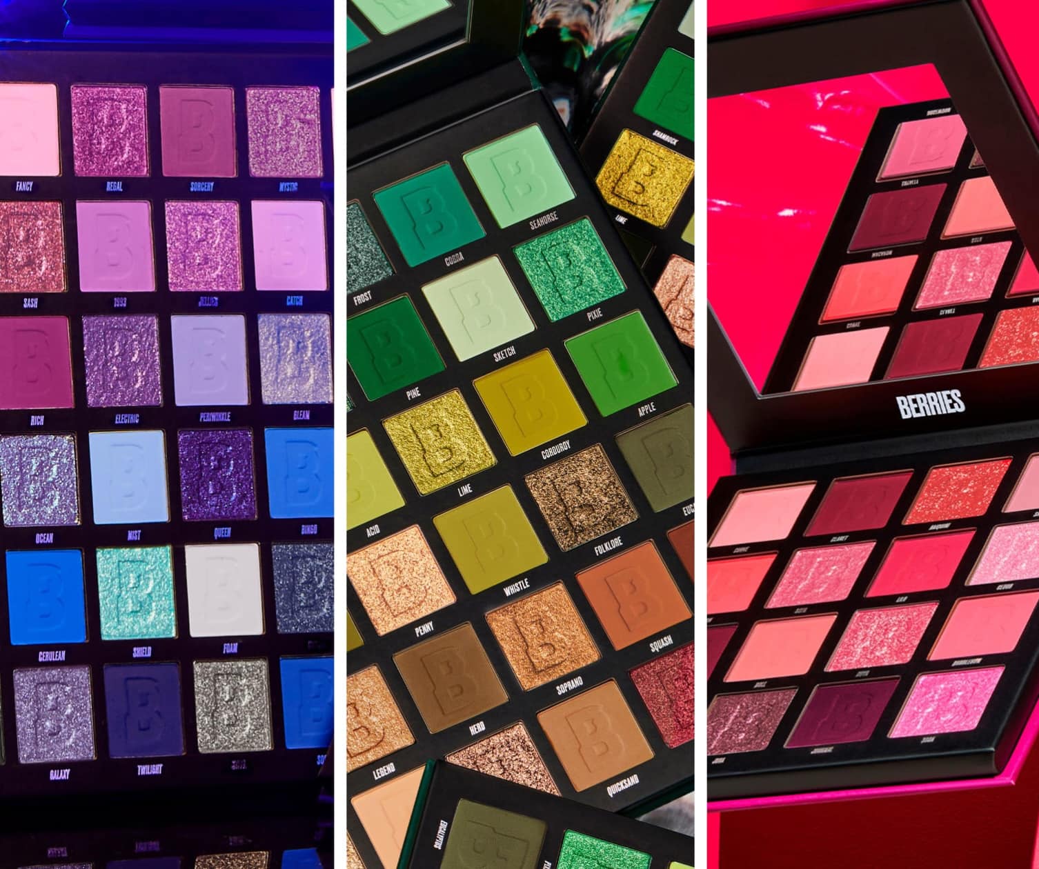 colour palette beautybay 2022