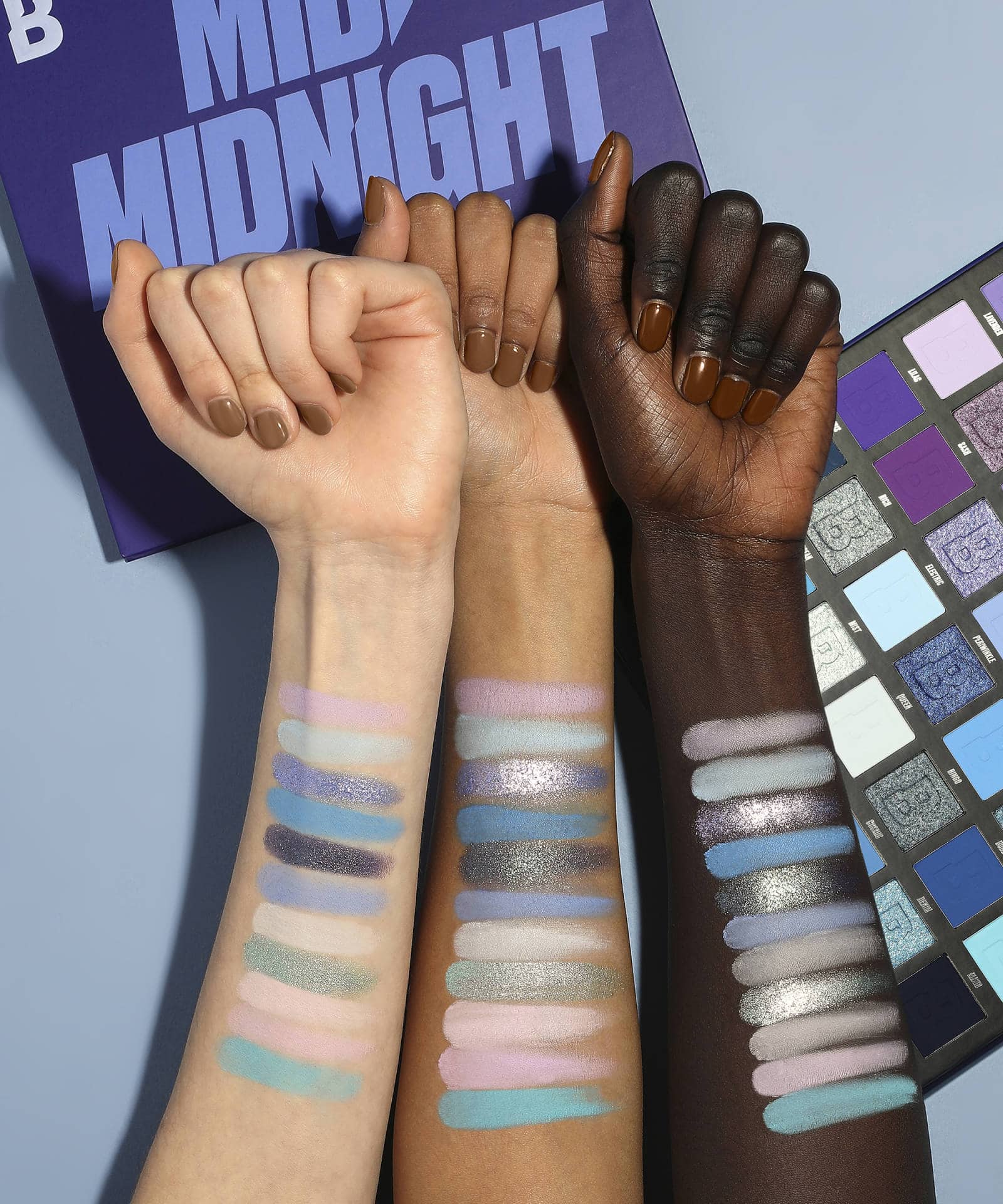 colour palette beautybay midnight swatches