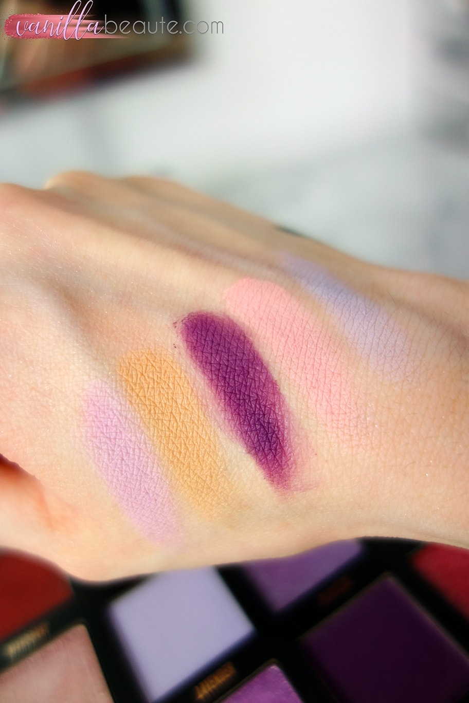 beautybay aşk notları paleti renk örnekleri