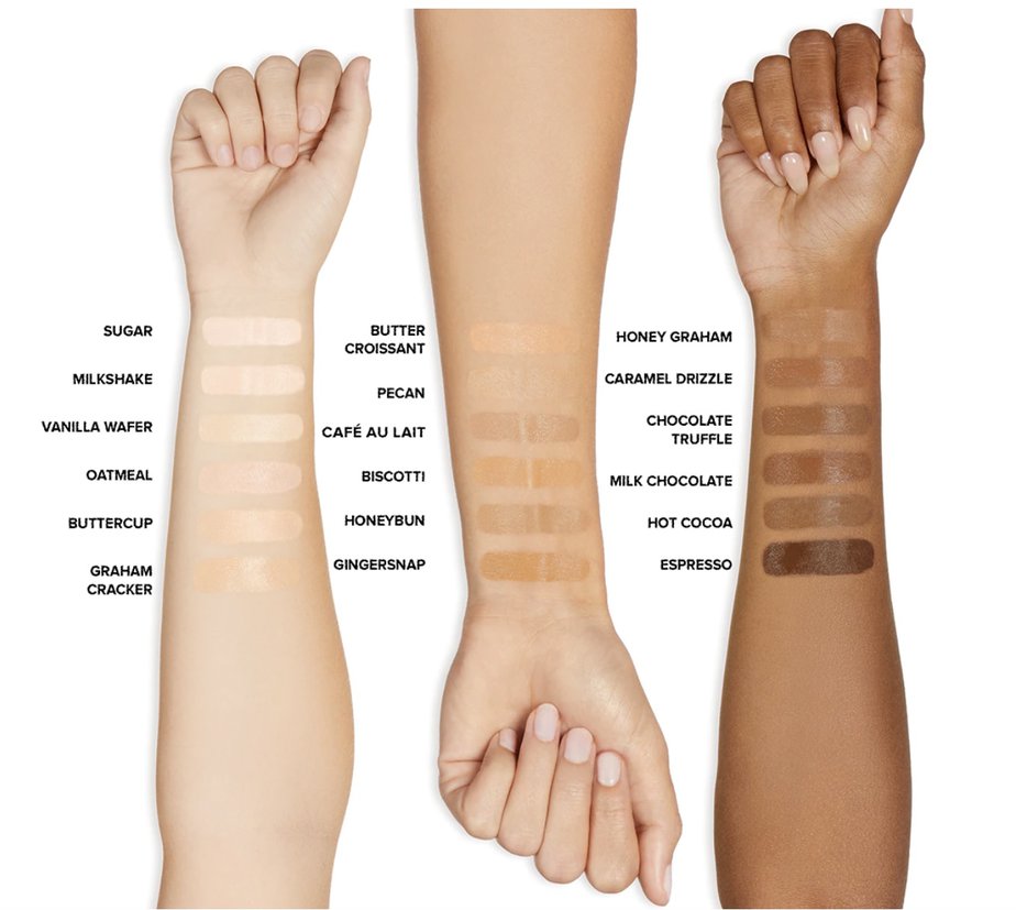 swatches Too Faced Born This Way Ethereal Light Illuminating Smoothing Concealer 