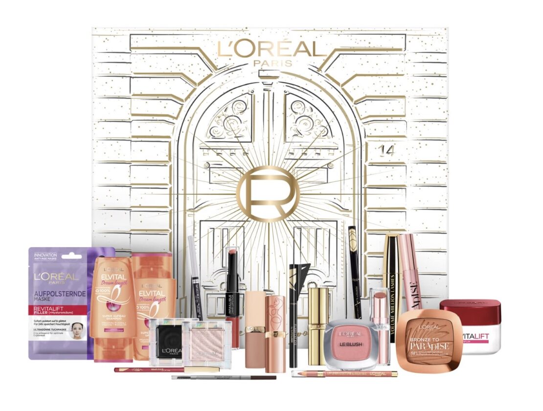 Les calendriers de l'Avent L'Oréal Paris 2022 (info et contenu