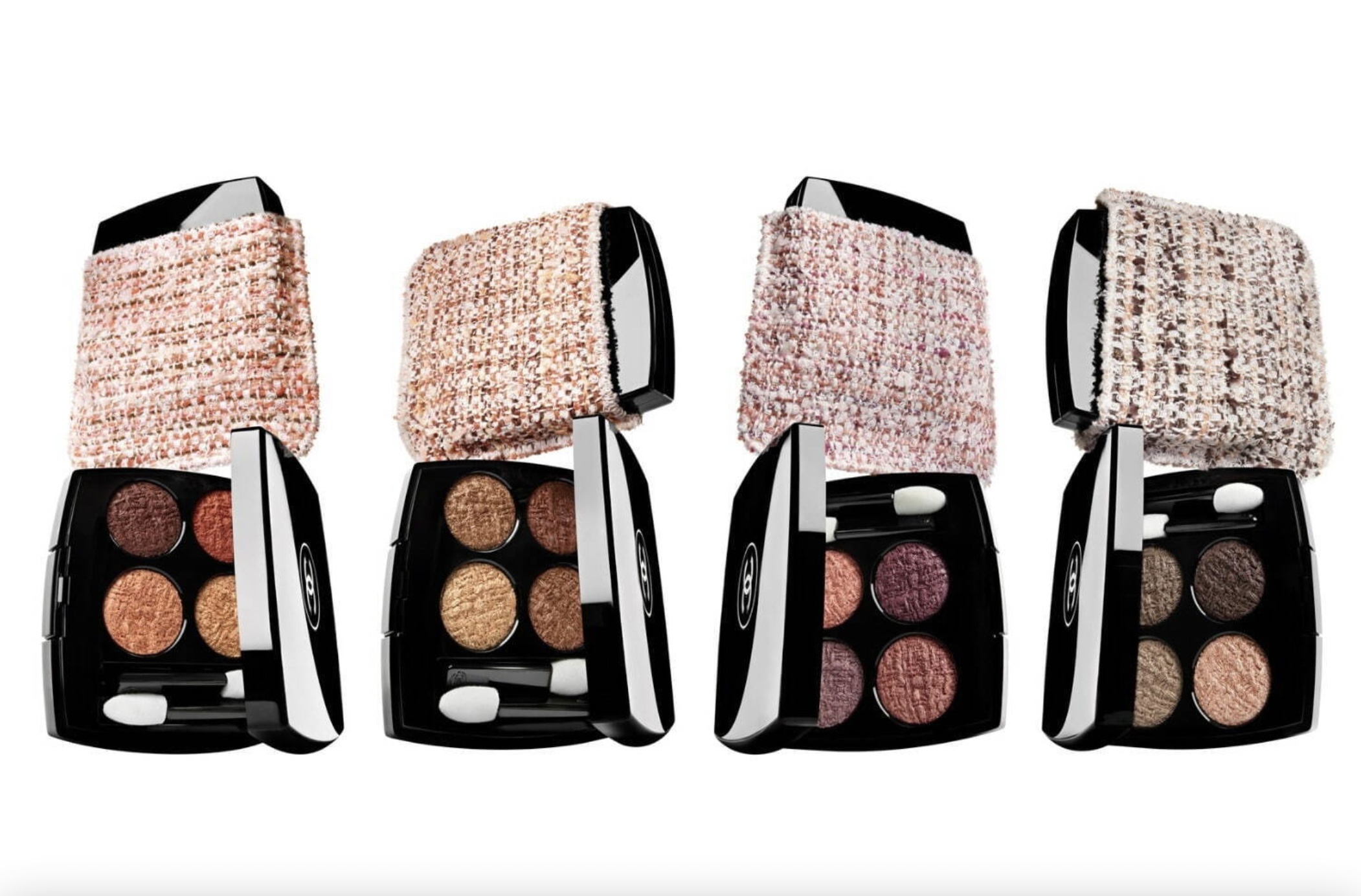 Chanel tweed brun et rose eyeshadow