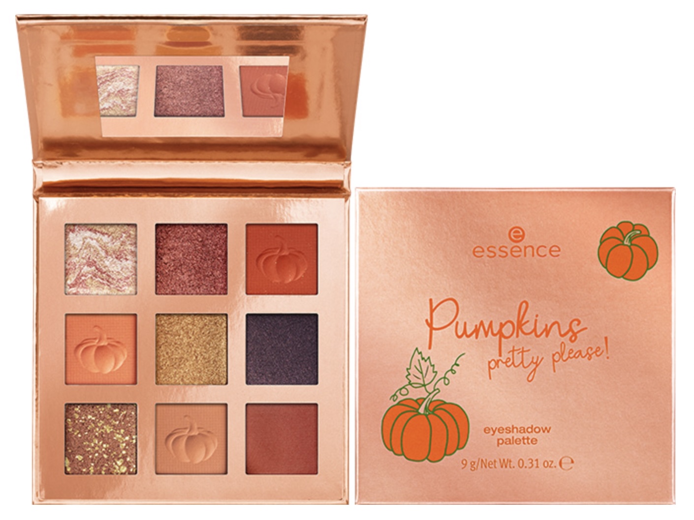 Collection automne 2022 de Essence Pumpkins pretty please! eyeshadow palette