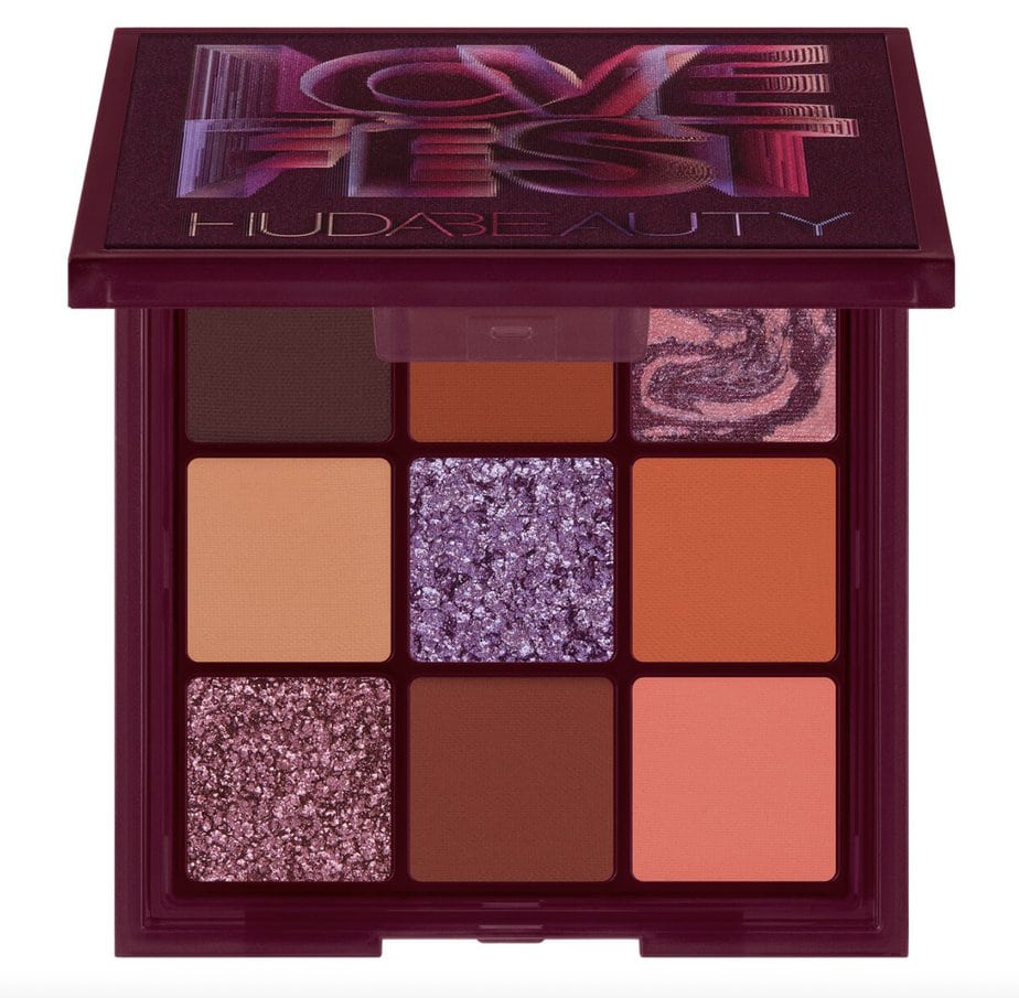 Collection automne 2022 Huda Beauty Lovefest Obsessions Eyeshadow Palette