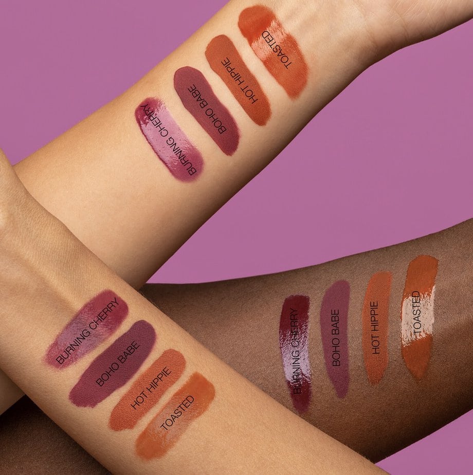 Collection automne 2022 Huda Beauty swatches Lovefest Tear & Share Lip Quad