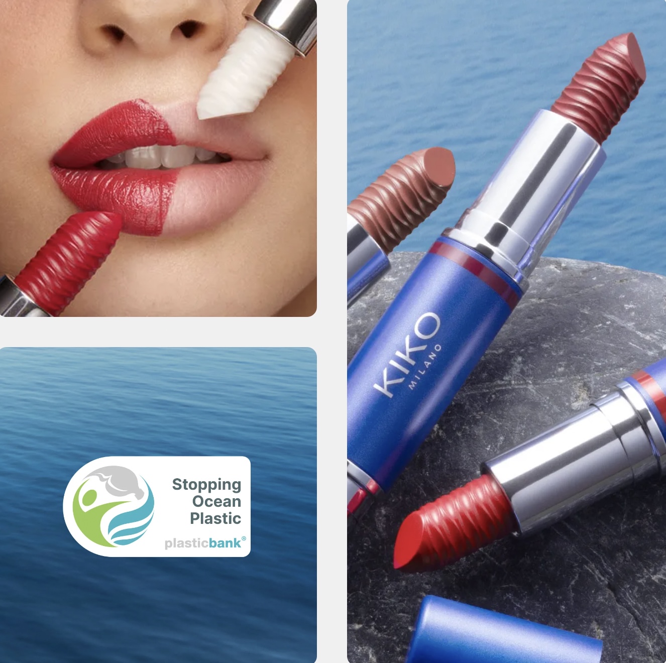 Collection automne 2022 de KIKO Blue Me 3d Effect Lipstick Duo
