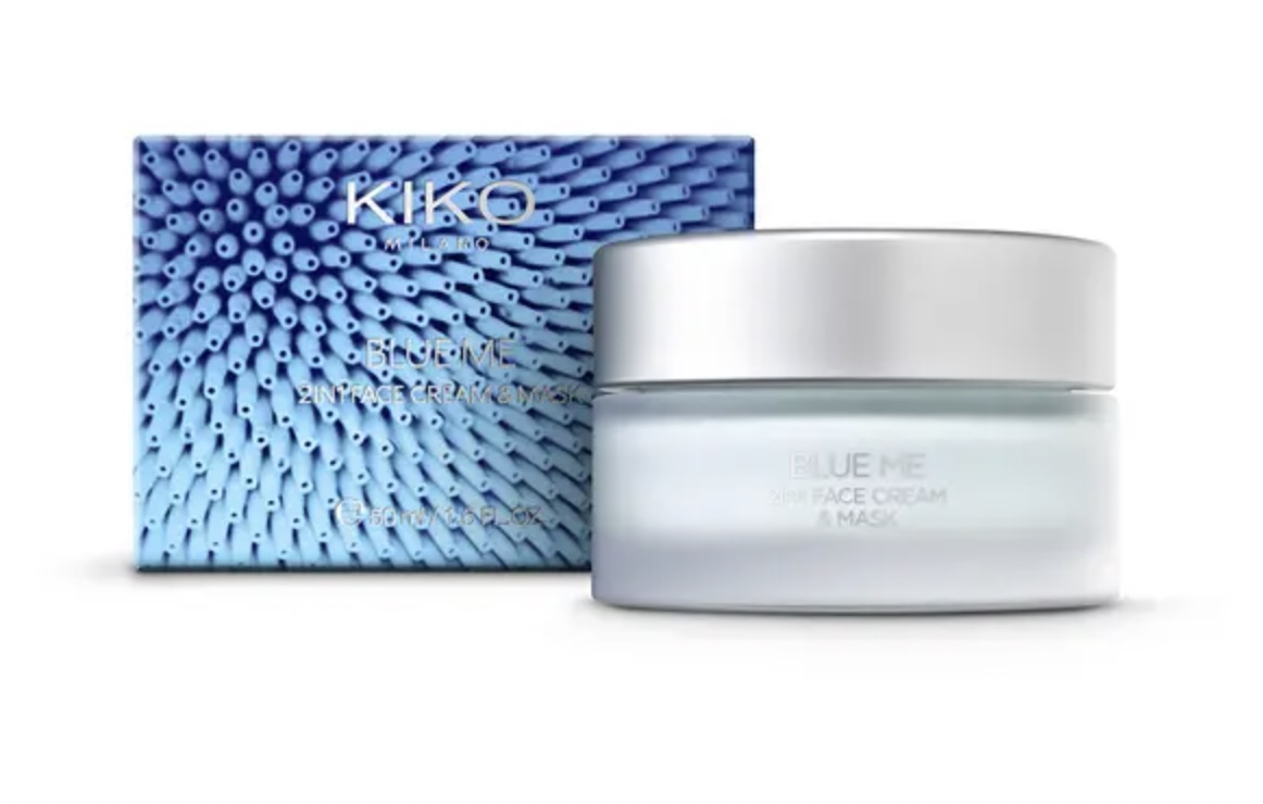 Collection automne 2022 de KIKO Blue Me 2-In-1 Face Cream & Mask