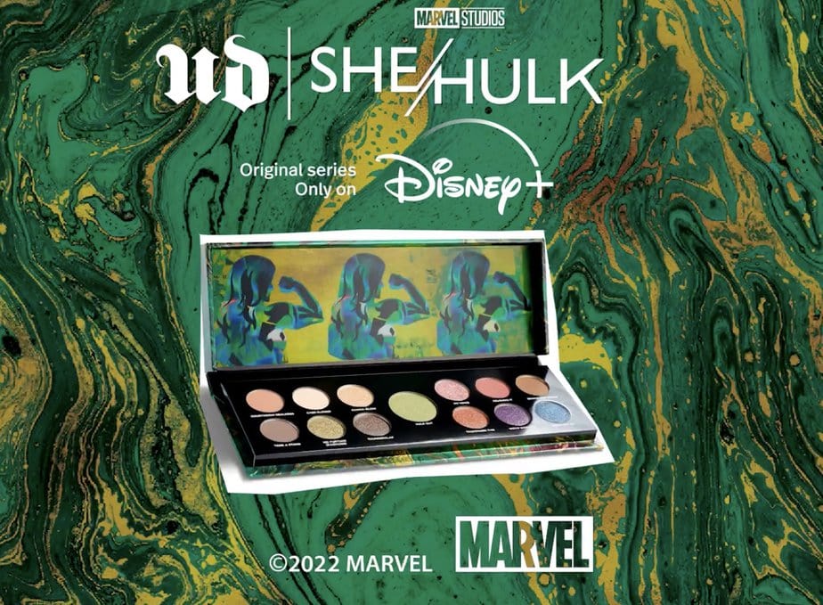 La collection de Urban Decay X Marvel She-Hulk
