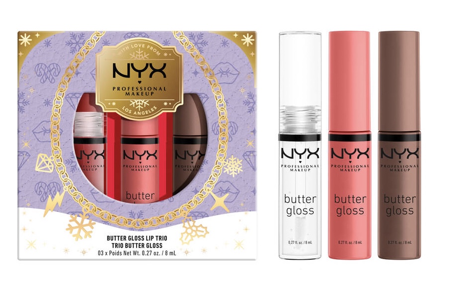 Collection Noël 2022 NYX Butter Gloss Trio