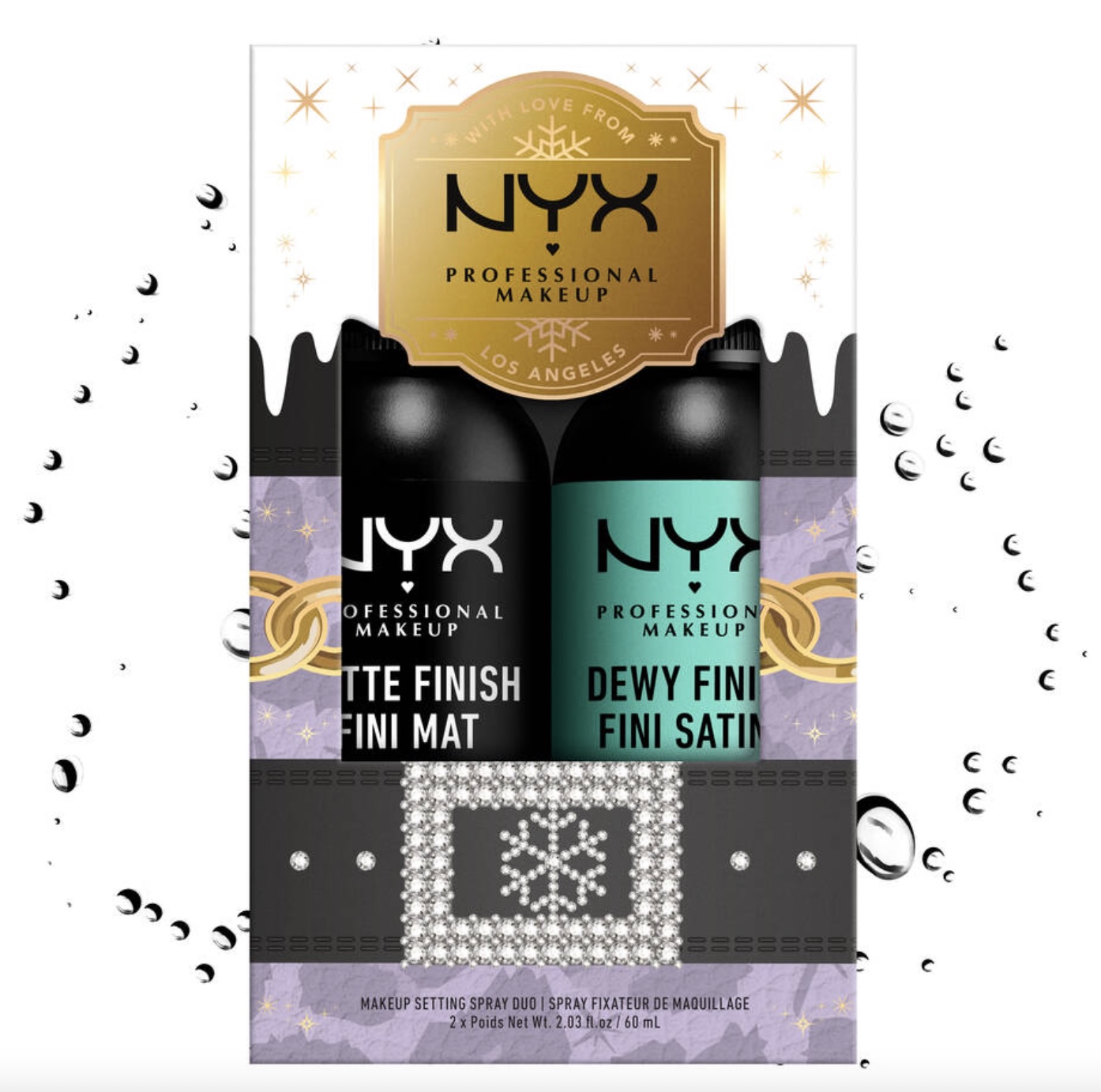 Collection Noël 2022 NYX Makeup Setting Spray Duo