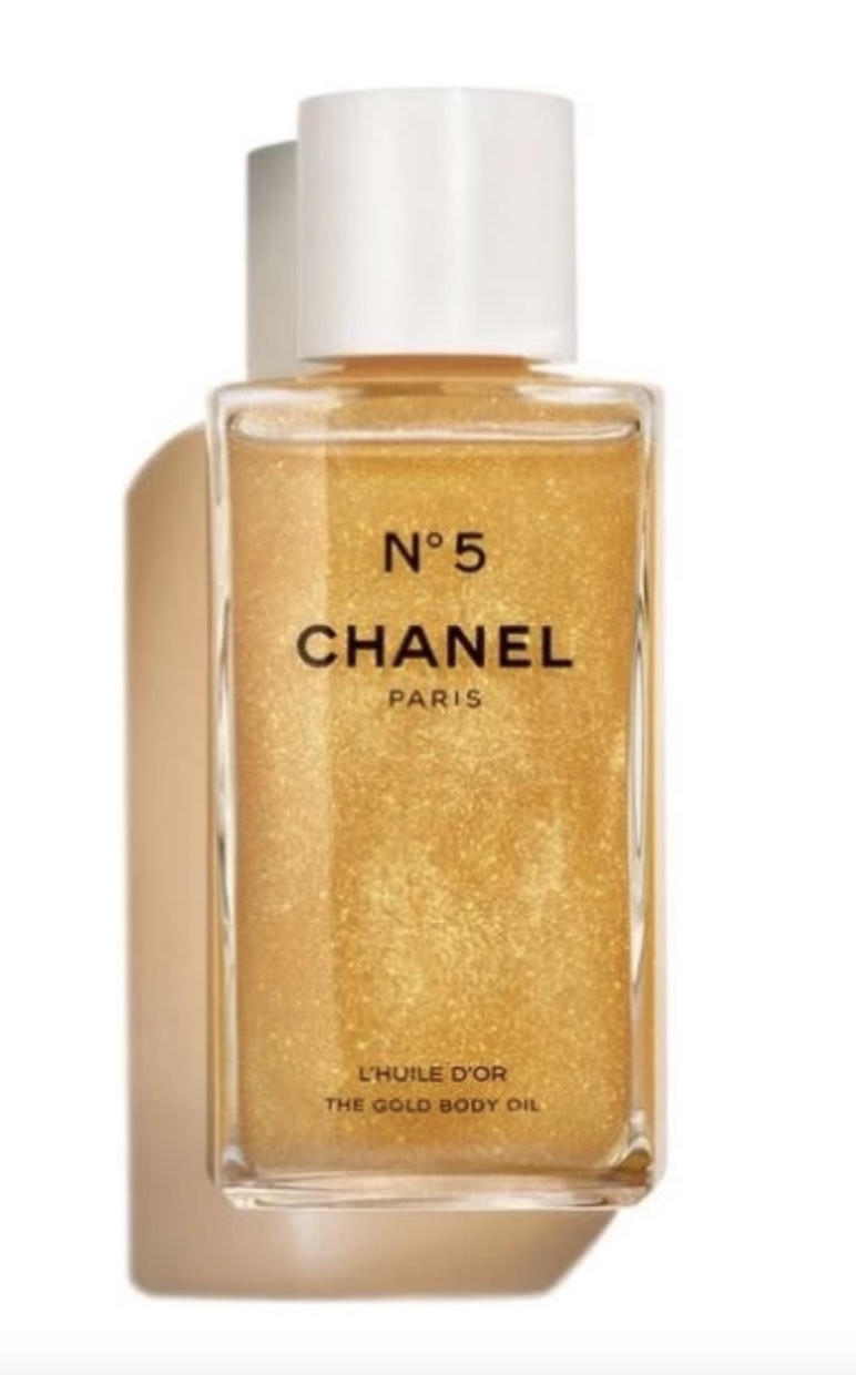 Collection Noël 2022 CHANEL N5 L'Huile D'or