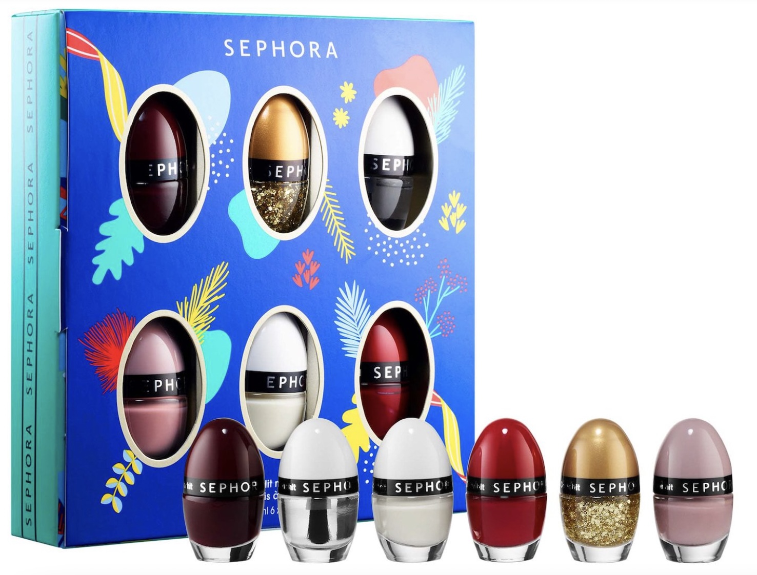 Coleção de Natal 2022 Sephora Kit de 6 esmaltes Color Hit