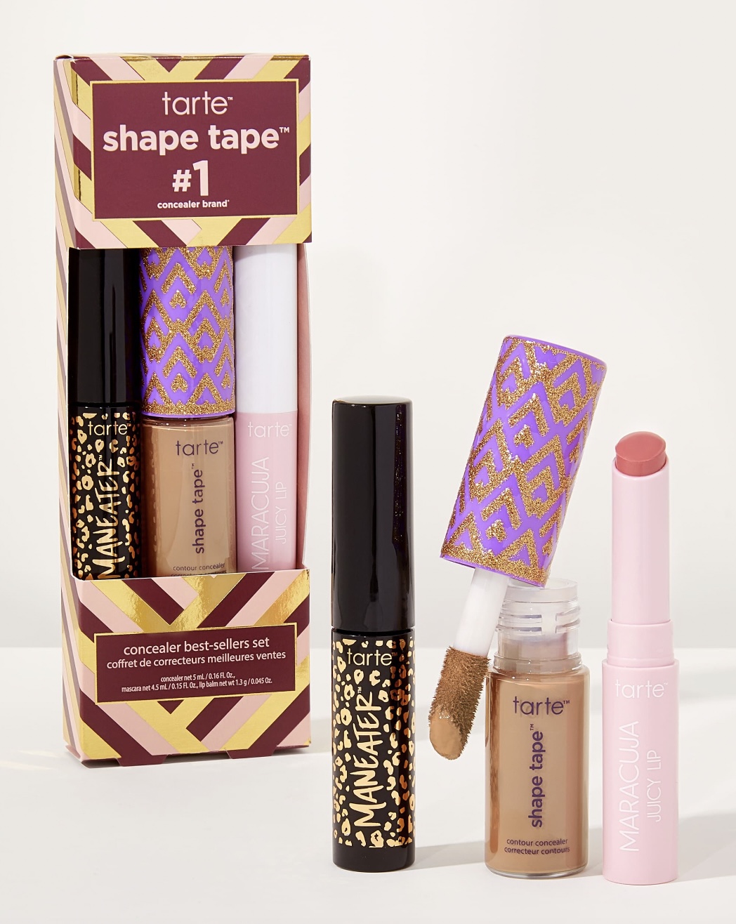 Collection de Noël 2022 Tarte Cosmetics Shape Tape best-sellers set