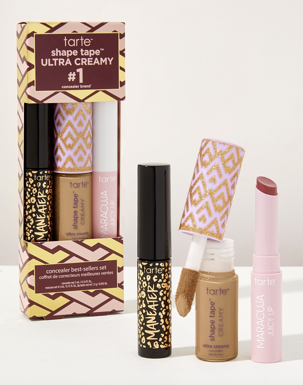 Collection de Noël 2022 Tarte Cosmetics Shape Tape Ultra Creamy best-sellers set