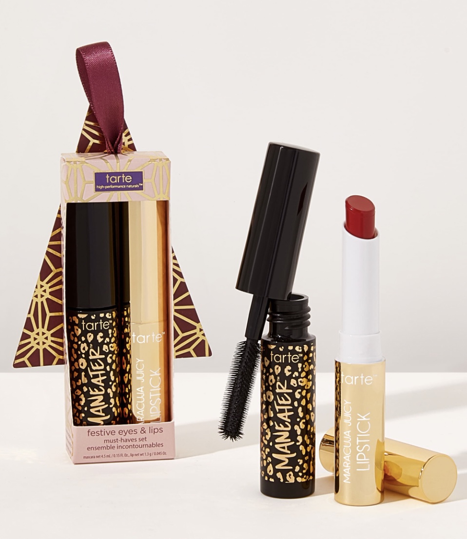 Collection de Noël 2022 Tarte Cosmetics Festive eyes & lips must-haves set