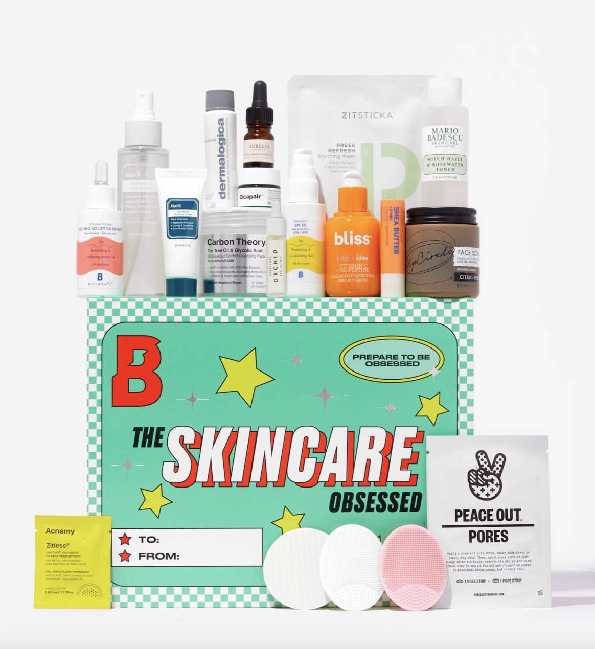 Coffret de Noël 2022 de Beautybay The Skincare Obsessed box