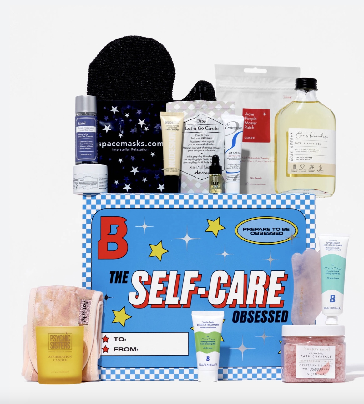 Coffret de Noël 2022 de Beautybay The Self Care Obsessed Box