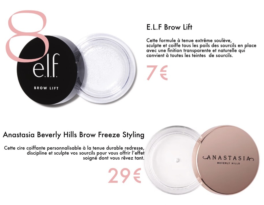 Dupe E.L.F Brow Lift : Anastasia Beverly Hills Brow Freeze Styling