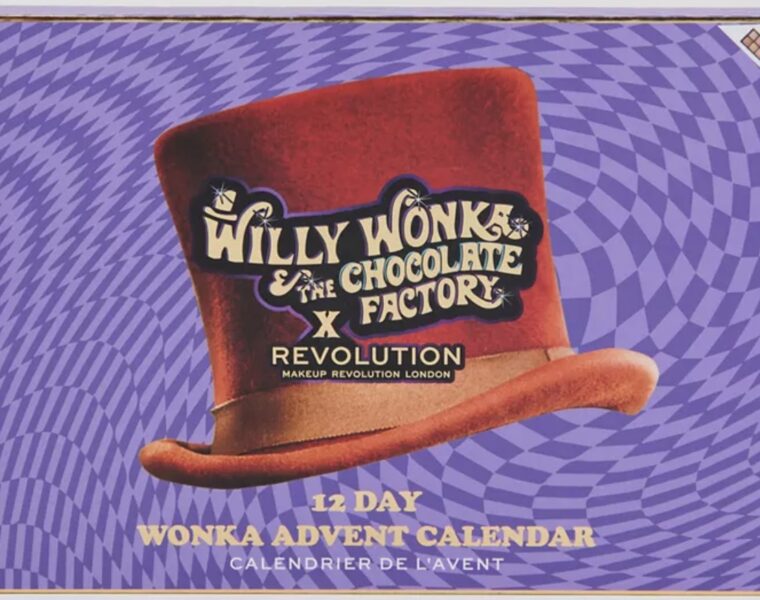 Calendrier de l'Avent Revolution Beauty X Willy Wonka & The Chocolate Factory 2023