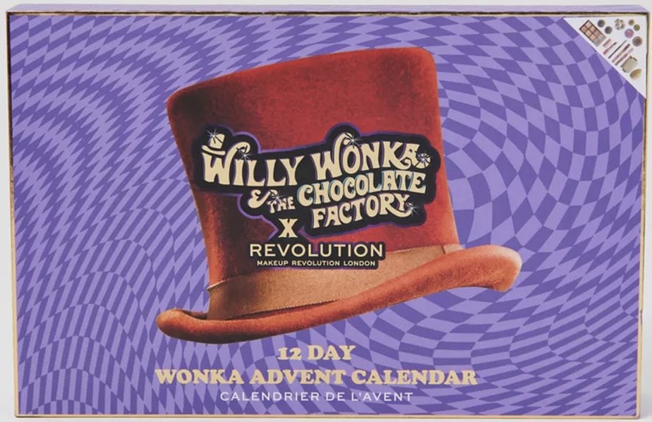 Calendrier de l'Avent Revolution Beauty X Willy Wonka & The Chocolate Factory 2023 