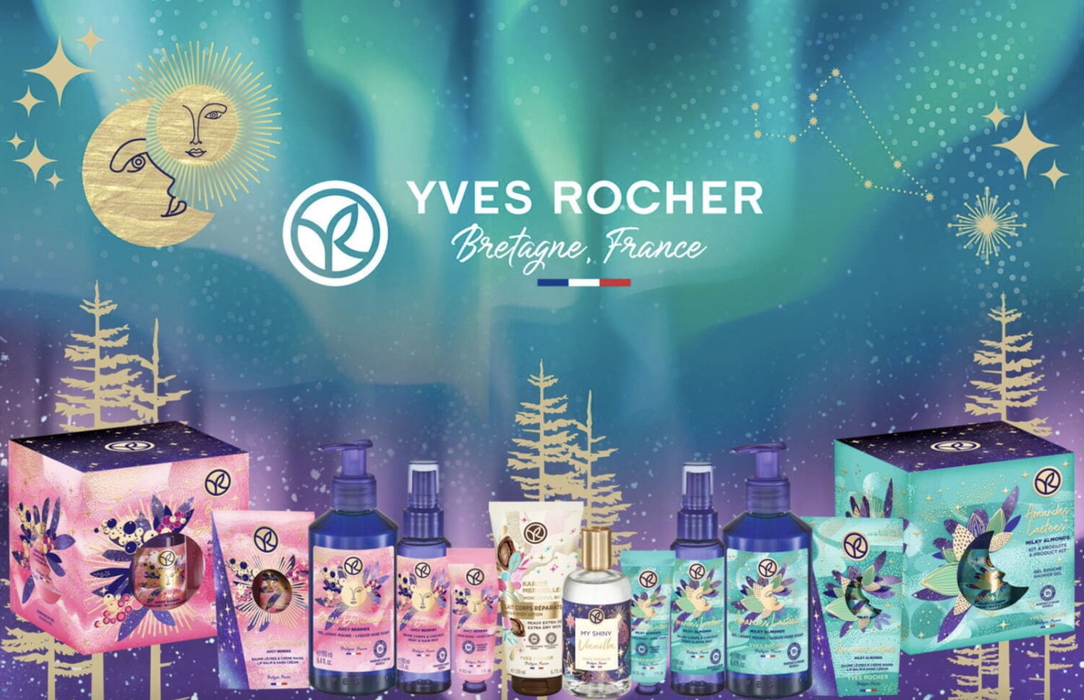 Yves Rocher NOEL Milky Almonds coffret cadeau (pour une peau douce